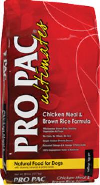   Pro Pac Ultimates Natural Chicken Meal & Brown Rice Formula,      